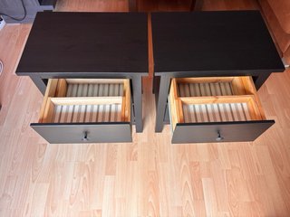 Mesitas de noche de madera (2 unidades)