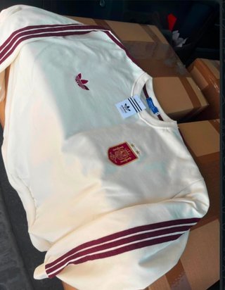Sudadera Adidas Beige Talla s