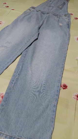 Peto Vaquero Azul Claro Niña Zara Talla 13-14
