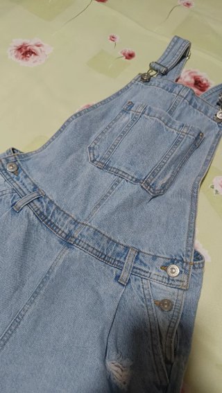 Peto Vaquero Azul Claro Niña Zara Talla 13-14