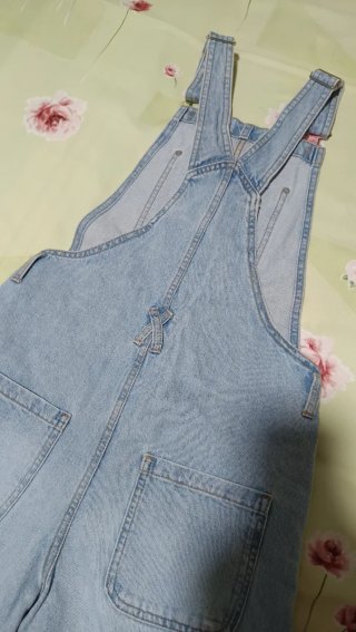 Peto Vaquero Azul Claro Niña Zara Talla 13-14
