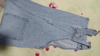 Peto Vaquero Azul Claro Niña Zara Talla 13-14