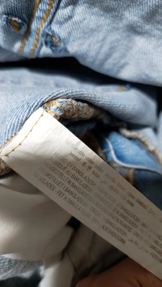 Peto Vaquero Azul Claro Niña Zara Talla 13-14
