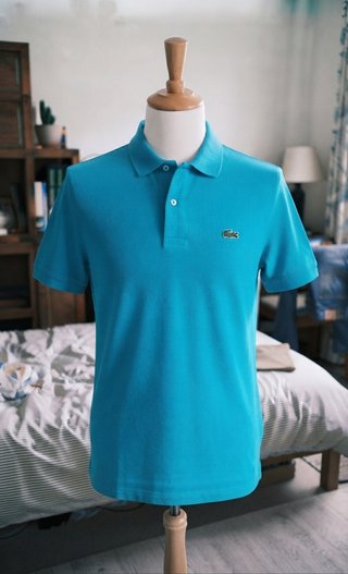 Polo Lacoste Azul Talla XXL Vintage Cotton
