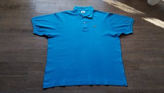 Polo Lacoste Azul Talla XXL Vintage Cotton