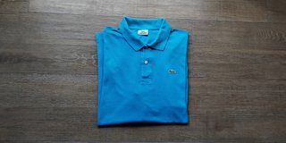 Polo Lacoste Azul Talla XXL Vintage Cotton