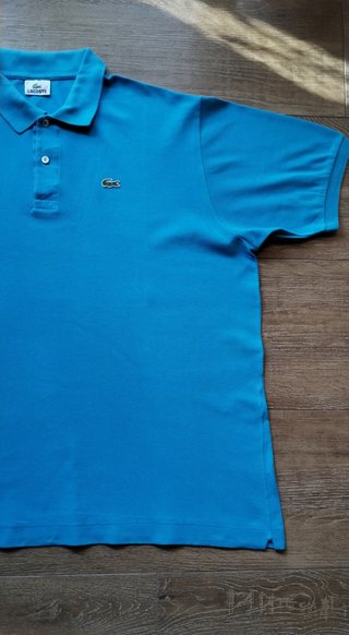Polo Lacoste Azul Talla XXL Vintage Cotton