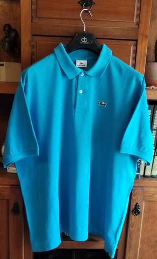 Polo Lacoste Azul Talla XXL Vintage Cotton