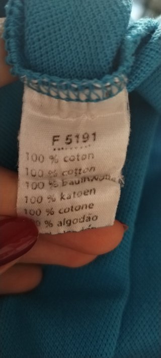 Polo Lacoste Azul Talla XXL Vintage Cotton