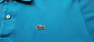 Polo Lacoste Azul Talla XXL Vintage Cotton