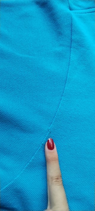Polo Lacoste Azul Talla XXL Vintage Cotton