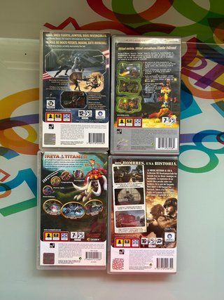 Lote 4 Juegos PSP: Star Wars, Jak, Crash, Brothers