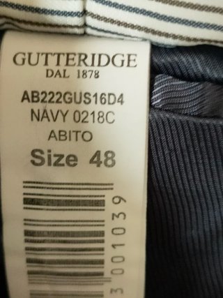Giacca Gutteridge Cotone Blu Taglia M