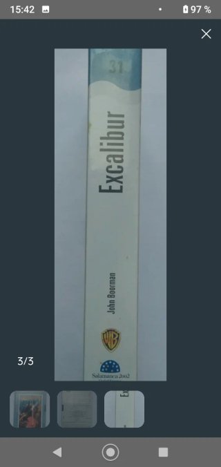 VHS Excalibur Precintada John Boorman