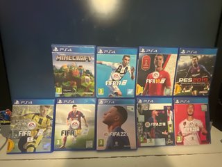 Juegos PS4: Minecraft, FIFA, PES