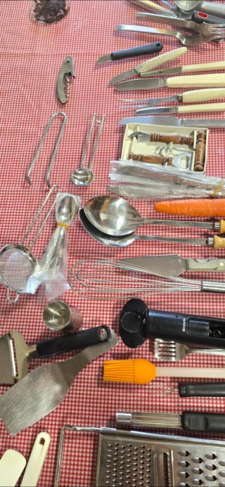Lote de utensilios de cocina