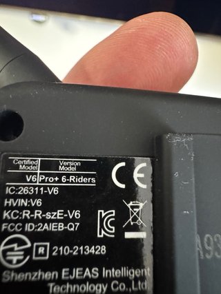 Intercomunicador Moto Ejeas V6 Pro+