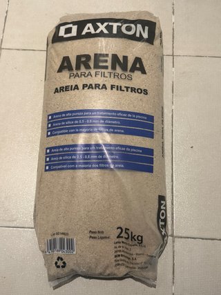 4 Sacos Arena Sílice Axton 25kg (Total 100kg)