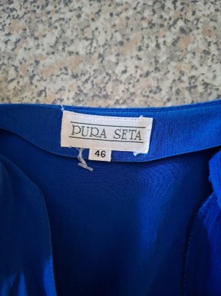 Camicia donna blu taglia 46