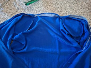 Camicia donna blu taglia 46