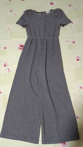 Mono Cuadritos Blanco Y Negro Zara Talla 13 - 14