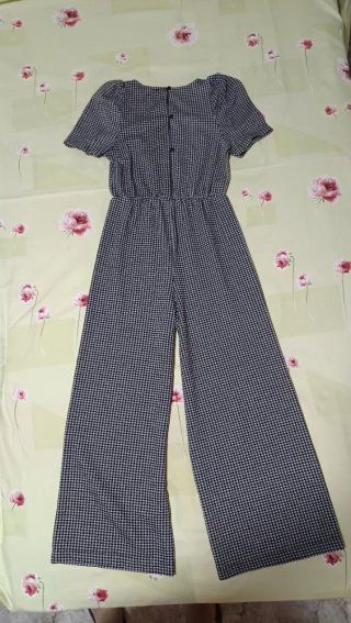 Mono Cuadritos Blanco Y Negro Zara Talla 13 - 14