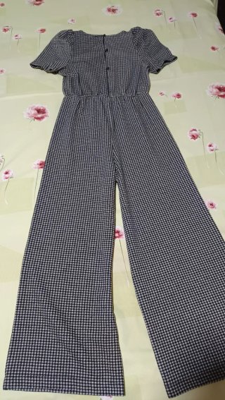 Mono Cuadritos Blanco Y Negro Zara Talla 13 - 14