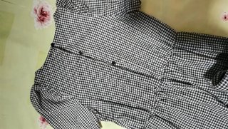 Mono Cuadritos Blanco Y Negro Zara Talla 13 - 14