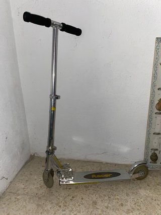 Patinete Racer Plata