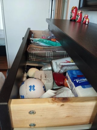 Set mobili IKEA nero legno