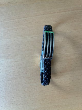 Pulsera Viceroy Cuero Trenzado Plata