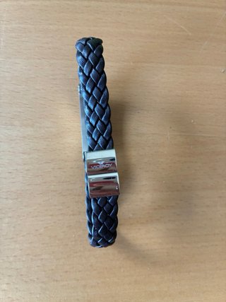 Pulsera Viceroy Cuero Trenzado Plata