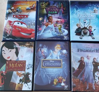 Películas Disney DVD (Español)