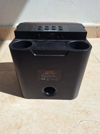 Altavoz Portátil Bluetooth SDRD Negro/Rojo