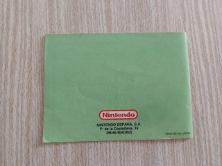 MANUAL WARIO LAND ESPAÑOL NINTENDO GAME BOY