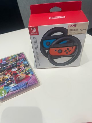 Nintendo Switch + Accesorios fifa 22 y 23 y mario