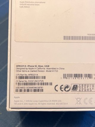 iPhone SE 1ª Gen 32GB Plata