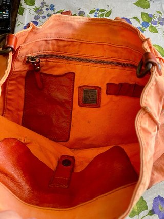 Borsa Campomaggi Arancione in Pelle