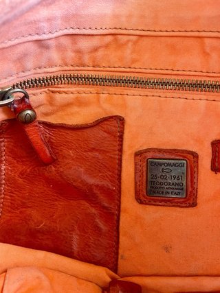 Borsa Campomaggi Arancione in Pelle