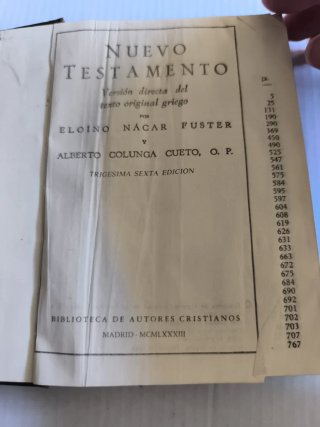 Nuevo Testamento Nácar Colunga