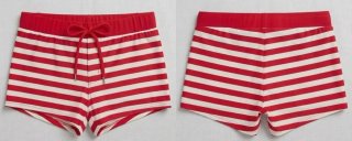 Costume Parigamba a righe rosse e bianche