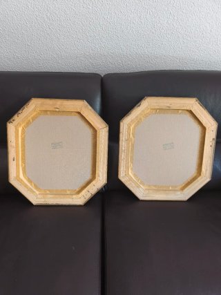 2 Cuadros Decorativos Perfil Clásico