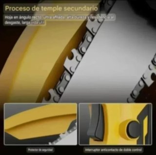 Motosierra Telescópica Recargable (2 Baterías)