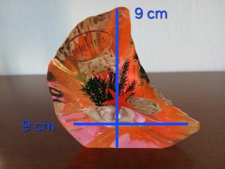 Souvenir Formentera resina conchiglia