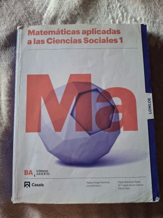 Matemáticas aplicadas a las Ciencias Sociales 1...