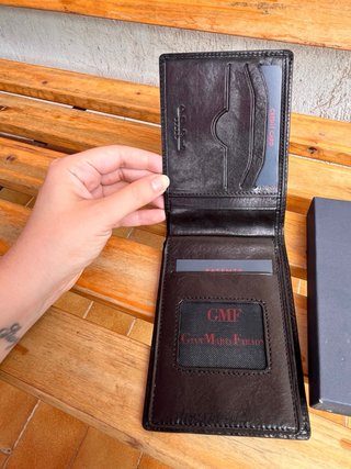 Portafoglio GIAN MARIA FARAONI Vera Pelle Nero