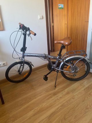 Bicicleta Plegable Urban Life con Cesta