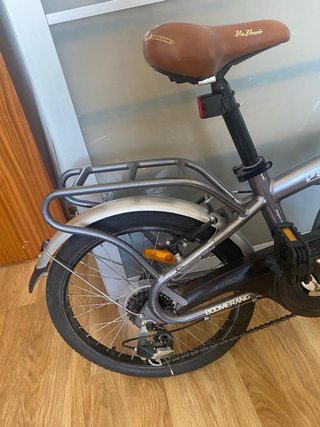 Bicicleta Plegable Urban Life con Cesta