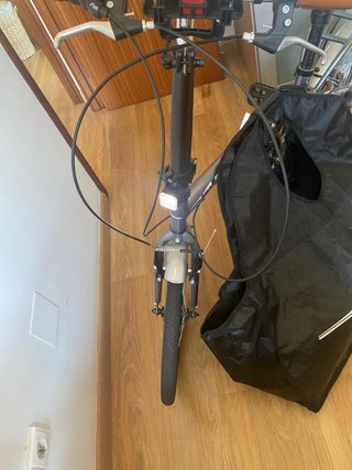 Bicicleta Plegable Urban Life con Cesta