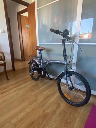 Bicicleta Plegable Urban Life con Cesta